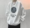 Estilo americano de Hong Kong ins All-match marca de moda primavera e outono camisola de mangas compridas masculina estilo coreano na moda casual camisa de assentamento roupa interna