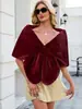 CI Transfronterizo P0276 Nuevo Otoño/Invierno Piel Sintética Piel de Zorro Chal Grande Calentador de Cuello Bufanda Multicolor Vestido de Novia