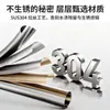 Grifo de Cocina de Acero Inoxidable Premium para Agua Caliente y Fría, Grifo para Fregadero a Prueba de Salpicaduras, Grifo Giratorio 304 para Lavaplatos