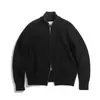 AliExpress Otoño 2026 Nuevo Cárdigan de Color Sólido con Cremallera y Cuello Semi Alto Abrigo Suéter para Hombre Punto Holgado Casual