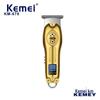 Comey KM-678 cross-border nova cabeça de óleo esculpir Clippers cortadores elétricos LCD LCD digital salão de cabeleireiro cortador de cabelo