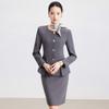Blazer de Mujer de Temporada Primavera y Otoño del Fabricante, Atuendo Profesional Elegante, Conjunto de Falda Corta y Pantalones Largos, Uniformes para Personal de Hotel y Joyería