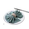 Servilleta de Lino Bordada Manteles Individuales Esterilla Aislante de Exportación Tela de Escritorio para Ambiente Servilleta de Boda Manteles Individuales Servilletas
