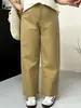 Calça casual feminina reta plus size para o trabalho, coleção outono 2026, calça cropped ampla e versátil para mulheres plus size, modelo NK1310