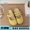 Mules populares de lino estilo Birkenstock de punta cerrada para mujer, nuevo modelo de verano 2026, con aumento interno de altura y suelas gruesas, sandalias Mary Jane