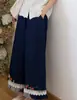 Pantalones Rectos Nuevos de Primavera 2026 para Mujer Estilo Japonés Pantalones Cortos Sueltos para Mujer Jeans Bordados Estilo Artístico
