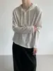 Camiseta Retro con Capucha Henley de Manga Larga para Hombre y Mujer, Nueva Camisa Ligera de Otoño para el Trabajo, Camiseta Base Holgada