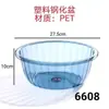 Lavabo Transparente Grueso Irrompible Hogar Templado Lavar Ropa Lavar Verduras Lavar Cara Palangana de Plástico Bacinilla Dormitorio de Empleados Estudiantes
