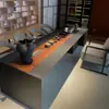 Nueva Mesa de Té y Sillas de Madera Maciza Estilo Chino, Mesa de Té Simple y de Lujo para Sala de Té de Oficina, Mesa de Té con Acabado de Alta Gama