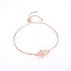 Pulsera de mujer de Amazon, chapada en cobre, oro auténtico, ópalo de palma hueco, joyería artesanal, accesorios de joyería de doble agujero hechos a mano.