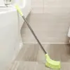 Cepillo para Inodoro Grueso de Mango Largo, Cepillo para Inodoro de Acero Inoxidable, Cepillo de Limpieza para Baño, Sin Rincones Muertos, Cepillo para Inodoro Limpiador de Eliminación de Manchas