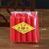 Vela Vermelha Pequena para Uso Doméstico, Aniversário, Iluminação Regular, Vela Vermelha e Branca, Vela de Lanterna Pequena, Vela para Apagão