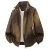 Chaqueta de Piel Sintética Forrada de Polar de Talla Grande para Hombre, Abrigo Cálido de Invierno Holgado para Hombres Altos y de Complexión Grande, Chaqueta de Polar para Hombre
