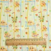 Pijama Infantil de Algodón de Grado Bebé, Crepé de Doble Capa con Pliegues, Estampado de Dibujos Animados, Tela para Toalla de Saliva Acolchada y Toalla de Baño