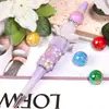 Contas Acrílicas Coloridas Sólidas com Revestimento UV de 16mm Acessórios para Joias DIY Feitos à Mão Materiais DIY Contas Soltas Venda por Atacado