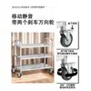 Carrito de Colección de Platos de Acero Inoxidable Carrito Pequeño Carrito de Recogida de Platos Comercial para Hotel Comedor de Restaurante Cocina Guardería Carrito Móvil de Entrega de Comidas