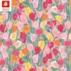 Tela de Algodón Puro 40S Estampado Digital Patrón de Burbujas Abstractas Coloridas Tela para Ropa de Mujer y Niño Vestido Cheongsam Camisa en Stock