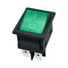 Interruptor basculante KCD4 de 4 pines y 2 posiciones con luz LED 16A220V, Interruptor de encendido basculante, Certificado ETL estándar de EE. UU.