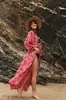 Roupa de Proteção Solar para Praia em Viscose, Roupa de Banho Feminina, Cardigã, Saída de Praia Bikini