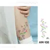 Tengo Gama Completa de Calcomanías de Tatuaje de Flores Sencillas Calcomanías de Tatuaje Impermeables Realistas Fábrica Social de Rosas Venta al por Mayor Calcomanías de Tatuaje Oscuro