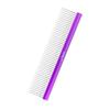 Peine de Peluquería Hartley Pet Diamond Teddy Bichon para Perros y Gatos para Eliminar el Pelo Suelto Peine de Dientes Espaciados de 22cm