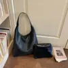 Bolsa pequena retrô para mulheres, nova moda de verão 2026, alto valor estético, bolsa tipo balde simples e estilosa, bolsa de ombro de grande capacidade