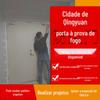Guangdong Qingyuan Fire Door Factory Outlet Porta Corta-Fogo de Aço Classe A e Classe B em estoque Desmontagem, Substituição e Instalação