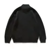 Ropa para Hombre North Boundary Marca de Tendencia Americana 2025 Otoño e Invierno Nuevo Cárdigan Grueso con Cremallera Suéter de Punto con Hombros Caídos para Hombre
