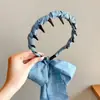 Simples Faixa de Cabelo Ondulada com Dentes Estilo Coreano para Mulheres, Especificamente para Lavar o Rosto, Uso Diário, Faixa de Cabelo Alta, Acessório de Cabelo de Luxo