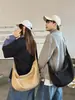 Bolsa Casual Leve Formato Bolinho Feminina 2026 Nova Moda Outono Escola Trabalho Ombro Único Bolsa Transversal Grande Capacidade