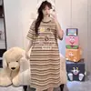 Pijama dulce y lindo para mujer, verano 200 jin, ropa de casa, manga corta fina, holgado, talla grande, mujeres con sobrepeso, pijama de mujer, verano
