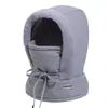 Chapéu Inverno Adulto à Prova de Frio Tudo-Em-Um Outono e Inverno Chapéu Quente Lei Feng Feminino Chapéu Masculino para Ciclismo com Proteção de Orelhas À Prova de Vento com Máscara