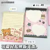 Nuevo Portapapeles Cuaderno Rilakkuma, Bloc de Notas Portátil Desprendible, Portapapeles Cuaderno de Dibujos Animados, Cuaderno de Mensajes