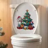 VA-M163 Árvore de Natal Boneco de Neve Caixa de Presente Decoração de Quarto Banheiro Banheiro Adesivos de Parede Autoadesivos Atacado Comércio Exterior