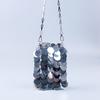 Bolso para teléfono móvil vertical con aro colgante hecho a mano con lentejuelas explosivas de PU estilo coreano 2022, bolso bandolera de hombro con lentejuelas de moda