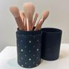 Set de 12 Brochas de Maquillaje Erlu Júpiter 12: Polvo Suelto, Rubor, Contorno, Pincel para Sombra de Nariz, Herramientas de Belleza Sin Costuras, Fijación de Maquillaje, Sombra de Ojos, Corrector