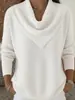 2026 Comercio Exterior Transfronterizo Sitio Independiente de Ropa para Mujer Amazon Aliexpress Otoño e Invierno Nuevos Tops y Suéteres de Color Sólido