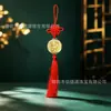 Moeda Commemorativa da Sorte com Folha de Ouro 2025, Pingente da Fortuna do Signo de Boi com Corda Vermelha e Borla, Presente Estilo Chinês