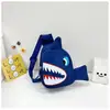 Popular en Internet Bolsa Infantil para Niño Personalizada Pequeño Tiburón Pequeña Bolsa de Pecho para Bebé Bolsa Cruzada Estilo Occidental de Viaje