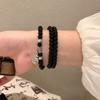 Nueva pulsera multicapa con diseño de bolsa de la fortuna retro china para mujer, pulsera de pareja de estilo antiguo sencilla y combinable, pulsera de estilo étnico