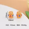 Accesorios Chapados en Oro con Cuentas, Accesorios Antiguos de Oro Nepalíes para Bricolaje, Cuentas Espaciadoras Culturales y de Ocio, Accesorios para Pulseras y Cuerdas, Cuentas Espaciadoras, Cuentas Sueltas