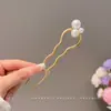 2024 Nuevo Estilo Chino Horquilla en Forma de U para Mujer Horquilla de Estilo Antiguo Tocado de Flor Accesorios para el Cabello de Alta Gama Elegantes