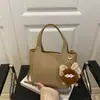 Bolso Cubo de Moda Tendencia Ins Coreana para Mujer Invierno 2025 Bolso de Hombro Simple Versátil Bolso Casual de Gama Alta para Mujer