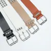 Cinto Fashion Moderno com Tachas para Homens e Mulheres, Cinto Versátil com Fivela Macia para Jeans, Acessório Decorativo Universal para Jovens