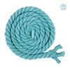 Cuerda de algodón de tres cabos de colores de 8 mm, en stock de fábrica, hilo de algodón de 8 mm de grosor, decoración de fachada de tienda de bricolaje, cuerda decorativa para tejer