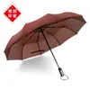 10 Varillas Plegable Grande Paraguas Totalmente Automático Regalos de Empresa Apertura Publicidad Protector Solar Plegable Paraguas Automático