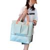 Nueva Bolsa de Viaje de Color Contrastante, Bolsa de Equipaje de Gran Capacidad Simple y a la Moda, Bolsa de Viaje Portátil Plegable Color Caramelo