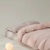 Funda de edredón de algodón peinado de fibra larga de alta gama para otoño e invierno, 100 hilos, Sábana bajera ajustada suave engrosada de algodón puro para dormir sin ropa, Diseño simple