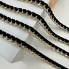 Estilo Xiao Xiang Tejido a Mano Terciopelo Colorido Cadena de Aluminio DIY Ropa Bolsa Correa de Hombro Funda de Teléfono Móvil Cadena Cruzada Accesorios