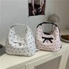 Bolsa Casual para Desplazamiento de Gran Capacidad para Mujer 2025 Nueva Color de Contraste Más Fácil de Combinar Bolso de Hombro Bolsa de Clase para Estudiante Universitario Bolso Tote